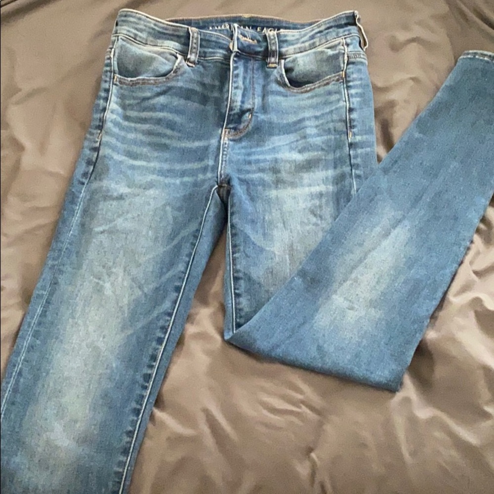 High Waisted American Eagle Jeggings